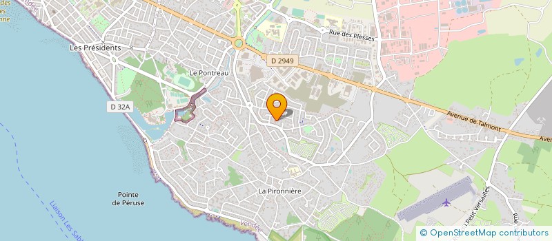 localisation de l'entreprise LA BELLE AVENTURE à LES SABLES D'OLONNE