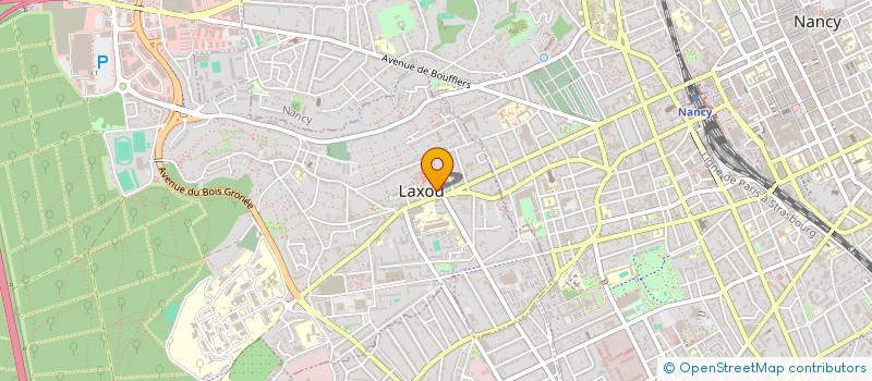 localisation de l'entreprise LA BELLE BIJOUTE  LAXOU