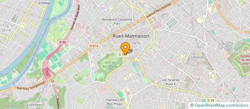 localisation de l'entreprise LA BELLE BLANCHE à RUEIL-MALMAISON