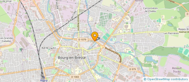 localisation de l'entreprise LA BELLE BLEUE à BOURG-EN-BRESSE