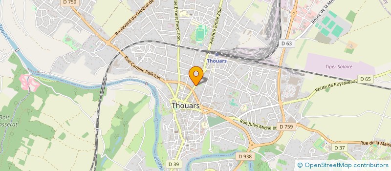 localisation de l'entreprise LA BELLE CAMPAGNE à THOUARS