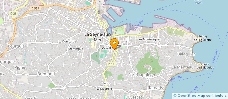 localisation de l'entreprise LA BELLE CARTE  LA SEYNE-SUR-MER