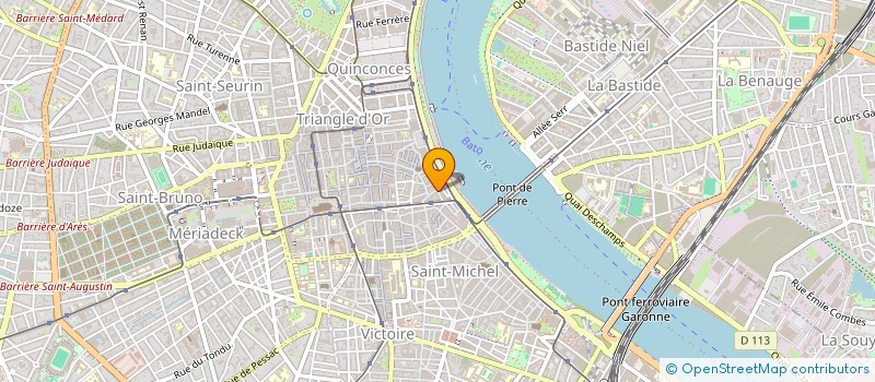 localisation de l'entreprise LA BELLE CAVE à BORDEAUX