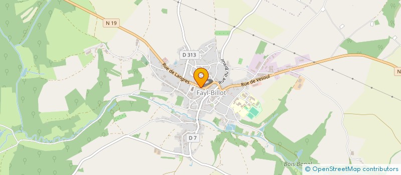 localisation de l'entreprise LA BELLE CHARMILLE à FAYL-BILLOT
