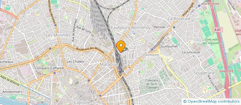 localisation de l'entreprise LA BELLE CIE  TOULOUSE