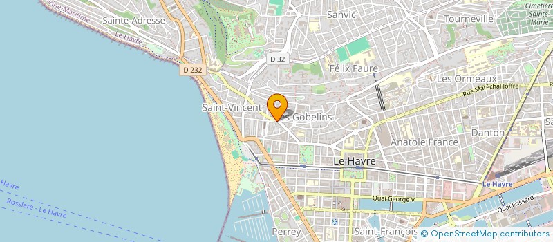 localisation de l'entreprise LA BELLE COLLINE à LE HAVRE