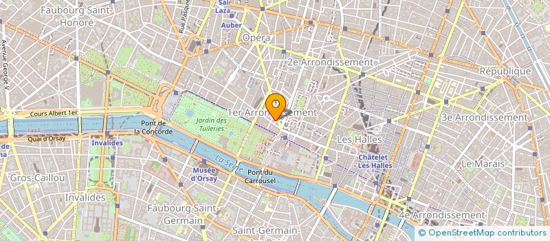 localisation de l'entreprise LA BELLE COMPANY à PARIS