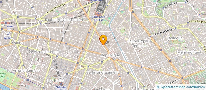 localisation de l'entreprise LA BELLE COUPE  PARIS