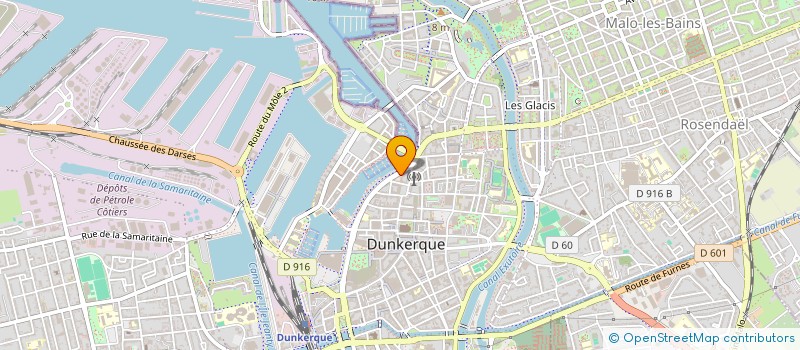 localisation de l'entreprise LA BELLE COUR à DUNKERQUE