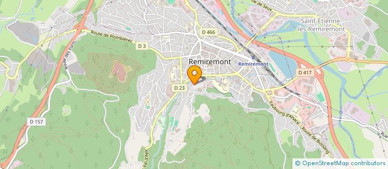 localisation de l'entreprise LA BELLE CROISETTE  REMIREMONT