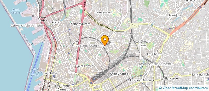 localisation de l'entreprise LA BELLE D'EPI  MARSEILLE