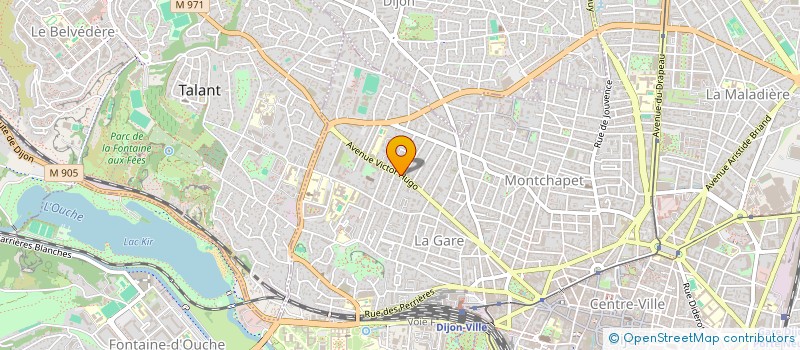 localisation de l'entreprise LA BELLE DAME  DIJON