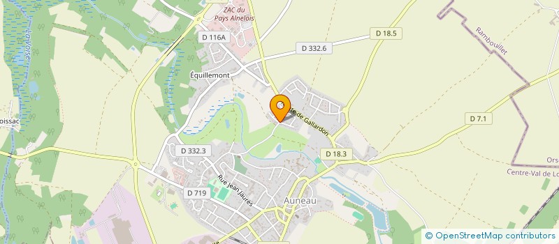 localisation de l'entreprise LA BELLE DE CADIX à AUNEAU-BLEURY-SAINT-SYMPHORIEN