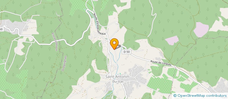 localisation de l'entreprise LA BELLE DE MAI AU BOIS D'AMOUR  SAINT-ANTONIN-DU-VAR