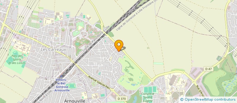 localisation de l'entreprise LA BELLE DES ANTILLES à GONESSE