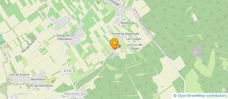 localisation de l'entreprise LA BELLE DES CHAMPS à MEZIERES-LEZ-CLERY