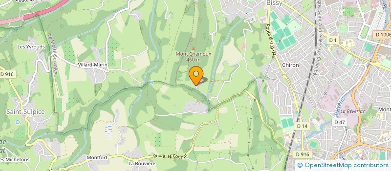 localisation de l'entreprise LA BELLE DES CHAMPS  LA MOTTE-SERVOLEX