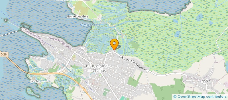 localisation de l'entreprise LA BELLE DES MARAIS  BOURCEFRANC-LE-CHAPUS