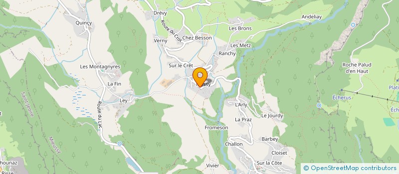 localisation de l'entreprise LA BELLE DES PRAZ  MIEUSSY