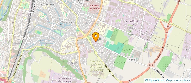 localisation de l'entreprise LA BELLE DROME à VALENCE