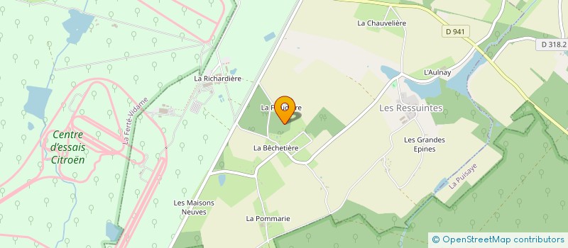 localisation de l'entreprise LA BELLE ECHAPPEE à LA CHAPELLE-FORTIN