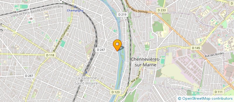 localisation de l'entreprise LA BELLE ECHAPPEE à SAINT-MAUR-DES-FOSSES