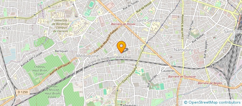 localisation de l'entreprise LA BELLE ECHOPPE  TALENCE