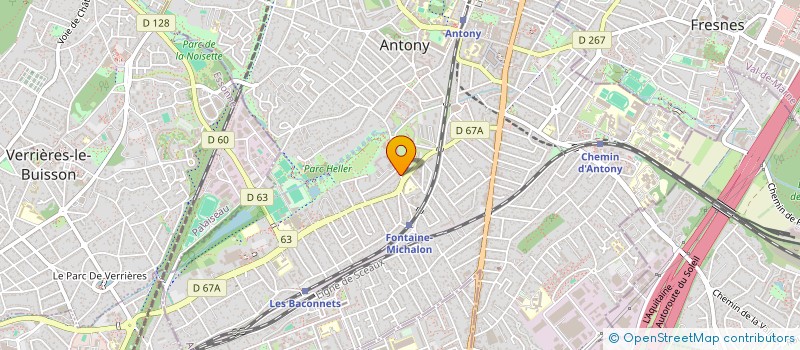 localisation de l'entreprise LA BELLE ECRITURE à ANTONY