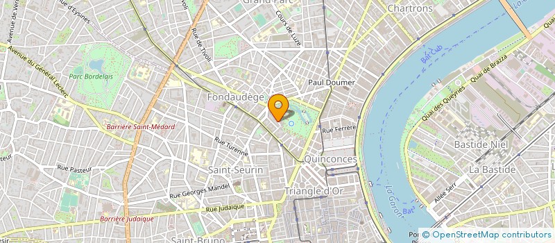localisation de l'entreprise LA BELLE ENDORMIE à BORDEAUX