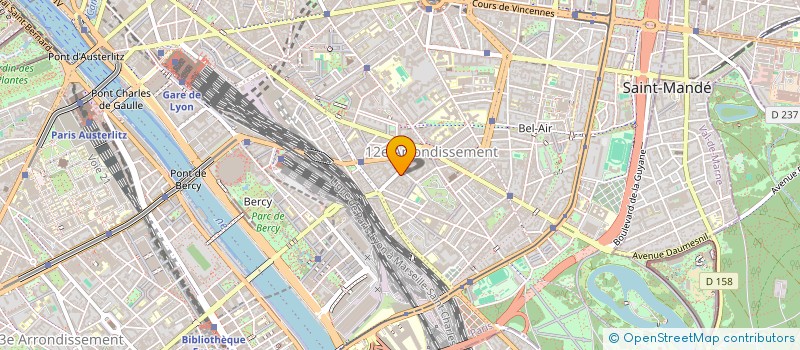 localisation de l'entreprise LA BELLE ENTENTE  PARIS