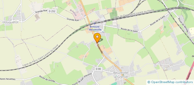 localisation de l'entreprise LA BELLE EPICERIE  BEUZEVILLE-LA-GRENIER