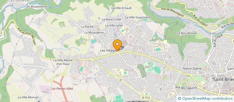 localisation de l'entreprise LA BELLE EPOQUE à SAINT-BRIEUC