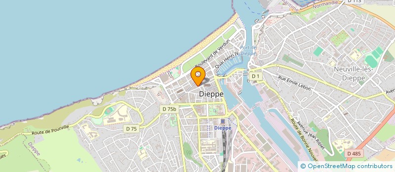 localisation de l'entreprise LA BELLE EPOQUE  DIEPPE