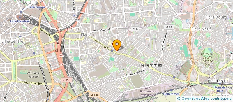 localisation de l'entreprise LA BELLE EPOQUE à LILLE