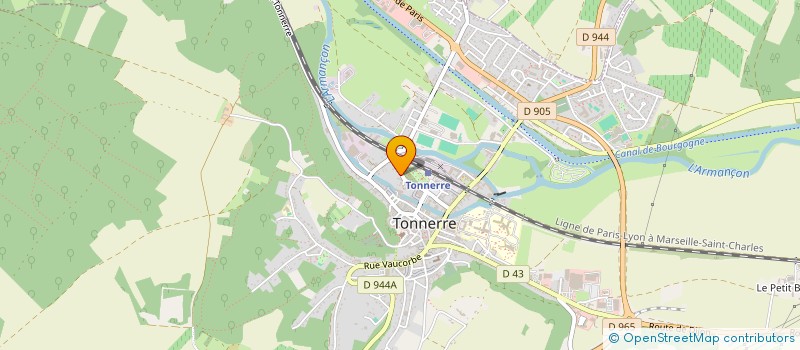 localisation de l'entreprise LA BELLE EPOQUE à TONNERRE
