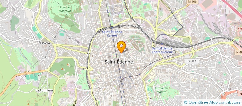 localisation de l'entreprise LA BELLE EPOQUE  SAINT-ETIENNE