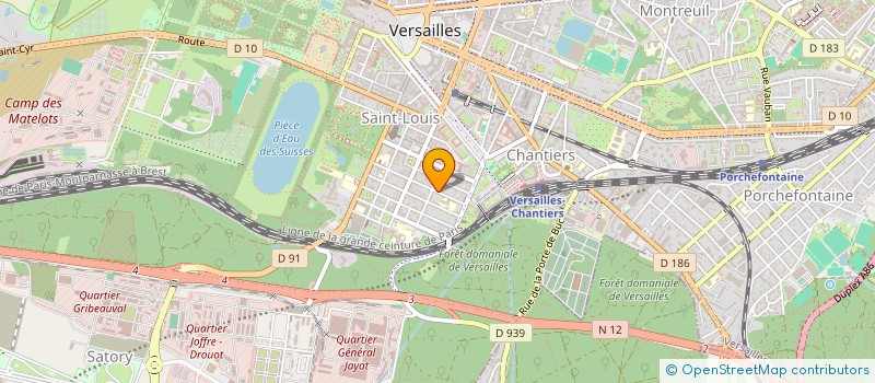 localisation de l'entreprise LA BELLE EPOQUE à VERSAILLES