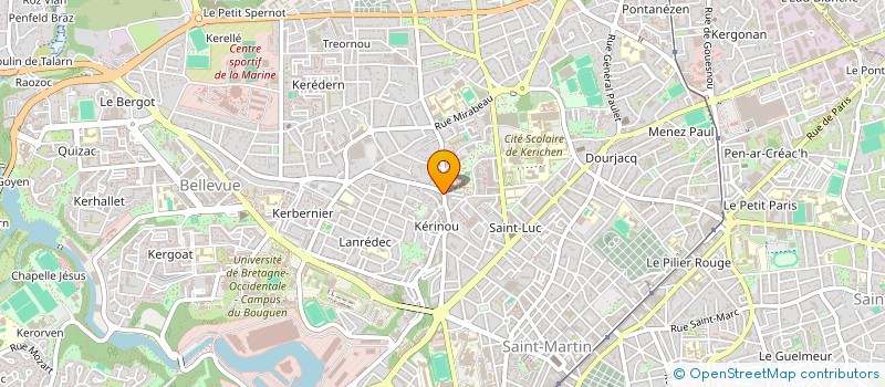 localisation de l'entreprise LA BELLE EPOQUE III  BREST