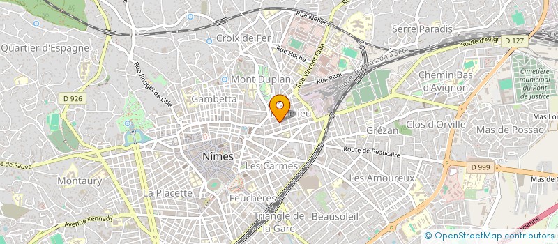 localisation de l'entreprise LA BELLE EPOQUE SNC  NIMES