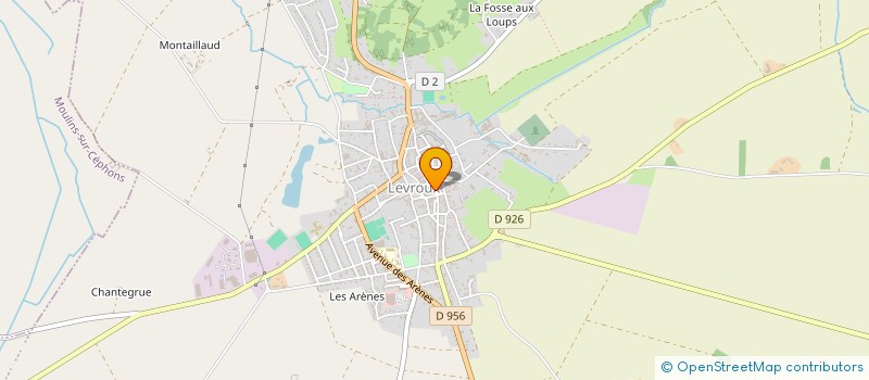 localisation de l'entreprise LA BELLE EQUIPE à LEVROUX