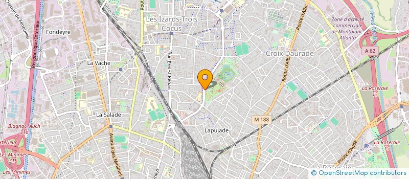 localisation de l'entreprise LA BELLE EQUIPE à TOULOUSE