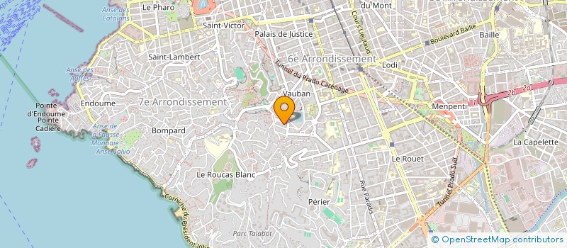 localisation de l'entreprise LA BELLE EQUIPE à MARSEILLE