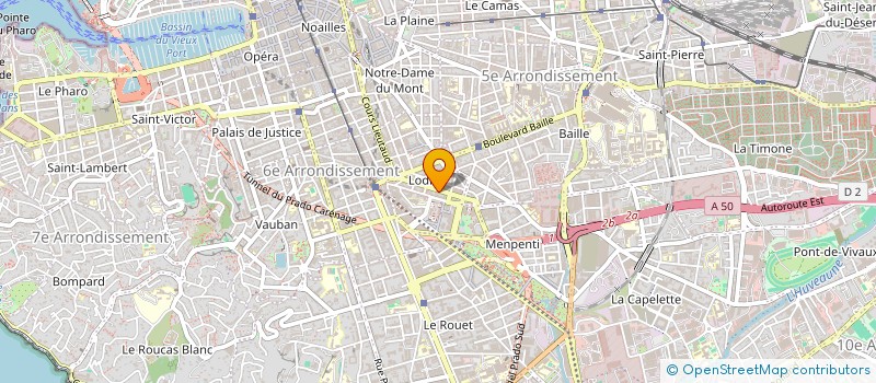 localisation de l'entreprise LA BELLE EQUIPE RECRUTEMENT à MARSEILLE