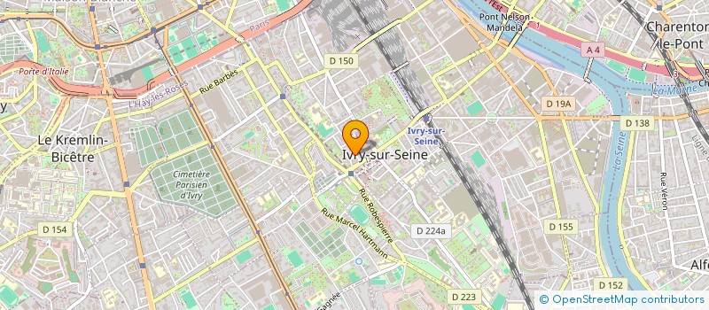 localisation de l'entreprise LA BELLE ETOILE  IVRY-SUR-SEINE