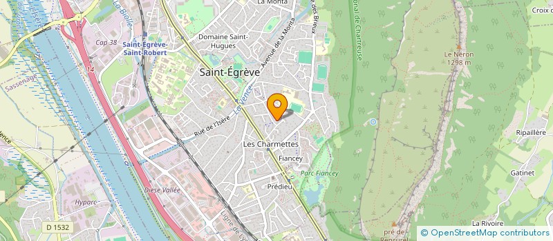 localisation de l'entreprise LA BELLE ETOILE  SAINT-EGREVE