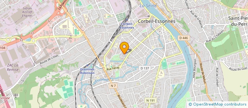 localisation de l'entreprise LA BELLE ETOILE à CORBEIL ESSONNES