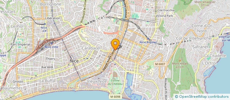 localisation de l'entreprise LA BELLE ETOILE à NICE