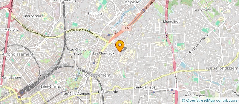 localisation de l'entreprise LA BELLE ETOILE à MARSEILLE
