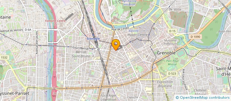 localisation de l'entreprise LA BELLE ETOILE à GRENOBLE