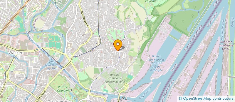 localisation de l'entreprise LA BELLE ETOILE  STRASBOURG